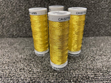 metallic thread gold 7007 fabric shack malmesbury cotton