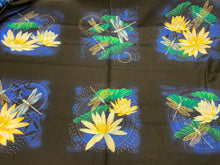 moonlight seranade dragonflies dragonfly dragonflies 6 plate panel lily garden blue greta lynn kanvas benartex cotton fat quarter fabric shack malmesbury