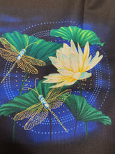 moonlight seranade dragonflies dragonfly dragonflies 6 plate panel lily garden blue greta lynn kanvas benartex cotton fat quarter fabric shack malmesbury