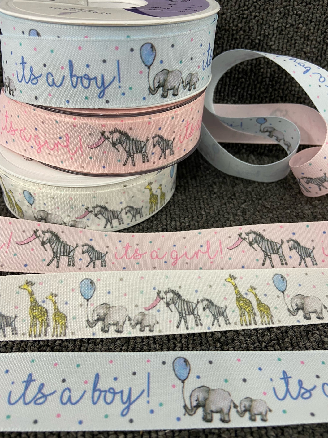 Berisfords New Baby Ribbon Various Colours 25mm by the Metre