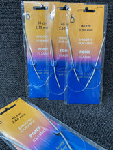 pony circular knitting needles 40cm 2.50mm smooth fabric shack knitting knit crochet wool yarn
