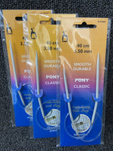 pony circular knitting needles 40cm 3.50mm smooth fabric shack knitting knit crochet wool yarn