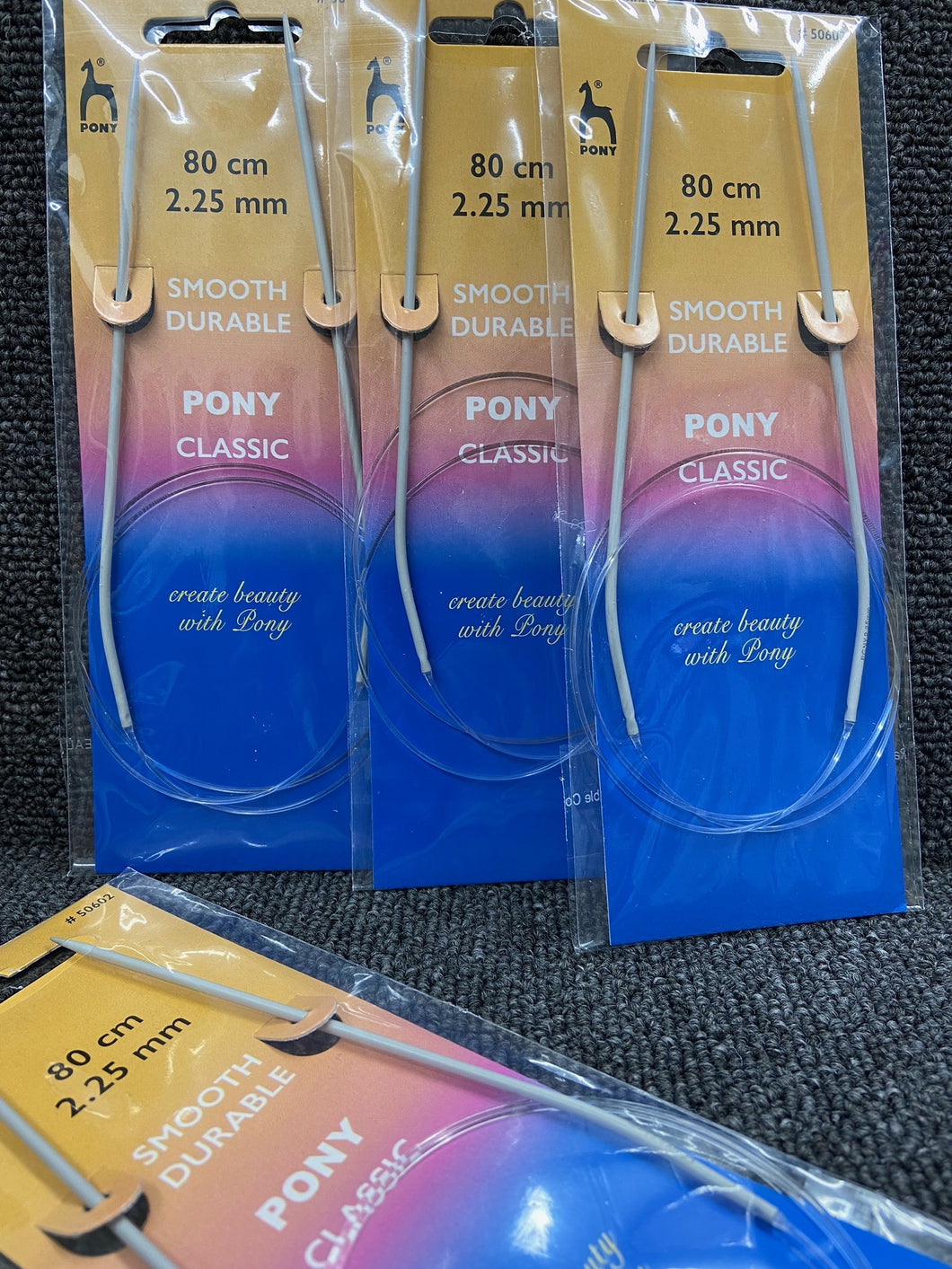 pony circular knitting needles 80cm 2.25mm smooth fabric shack knitting knit crochet wool yarn