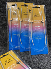 pony circular knitting needles 80cm 2.75mm smooth fabric shack knitting knit crochet wool yarn