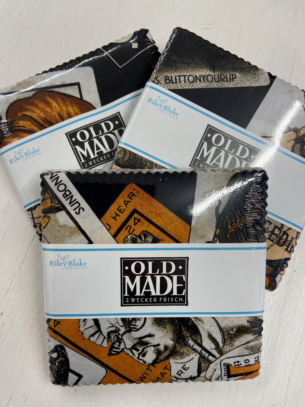 riley blake j wecker frisch old made pre-cut cotton fabric pack bundle fat quarter jelly roll charm pack black shack malmesbury 5