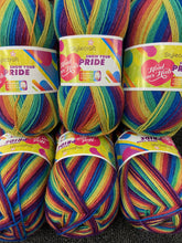 stuart hillard head over heels show your pride rainbow self stripe fabric shack malmesbury be bold 1017 brights