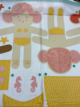 the sea and me stacy iest hsu moda mermaid bag toy doll panel seaside lobster seafood pink fish sea cotton fabric shack malmesbury 4