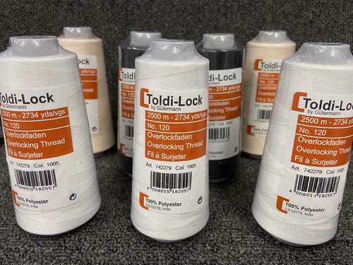 toldi-lock gutermann overlocker server thread 2500m no 120 various colours