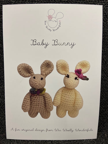 we woolly wonderfuls baby bunny crochet amigurumi pattern fabric shack malmesbury 513