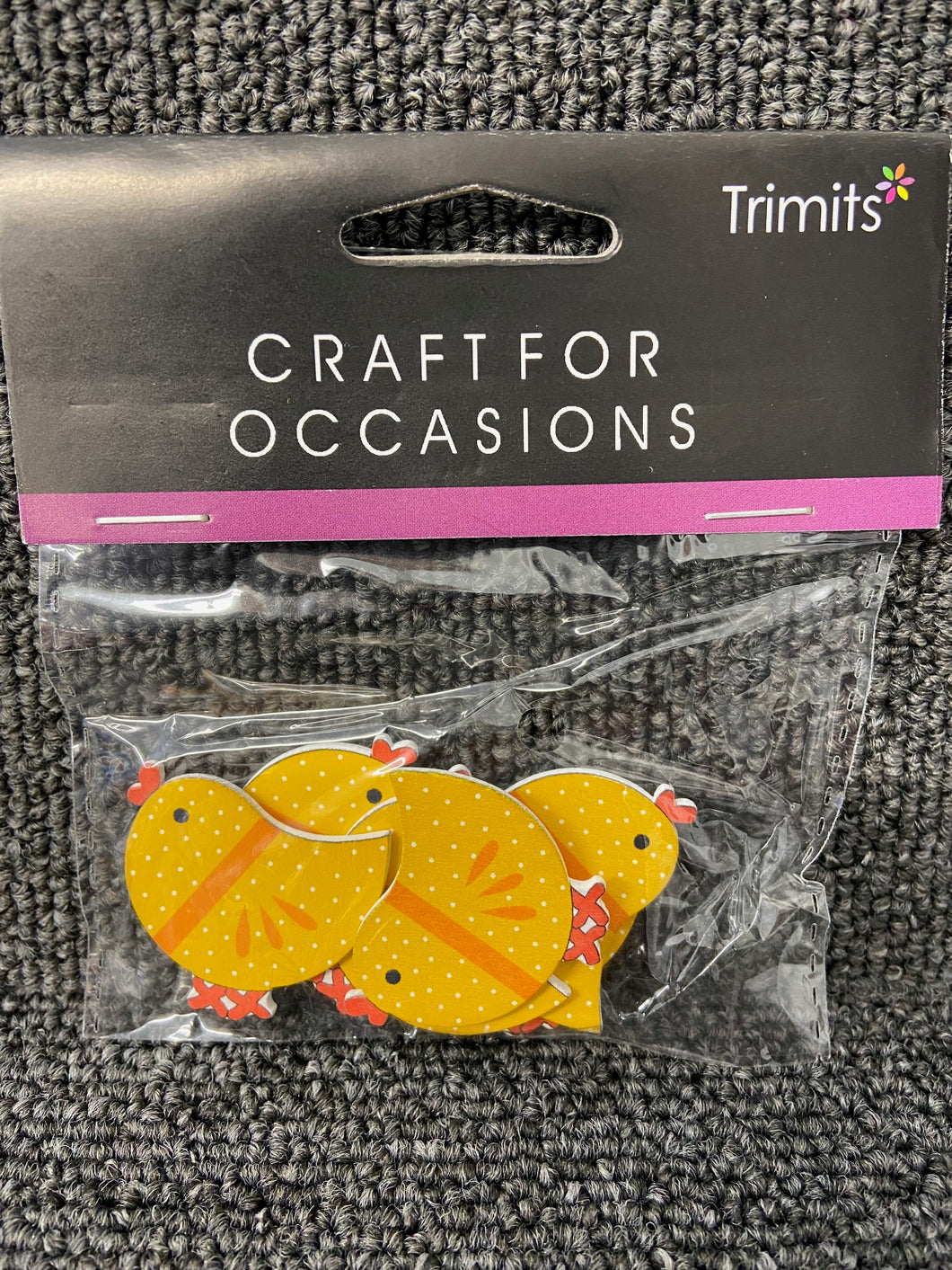 yellow chick easter card craft embellishment easter fabric shack malmesbury