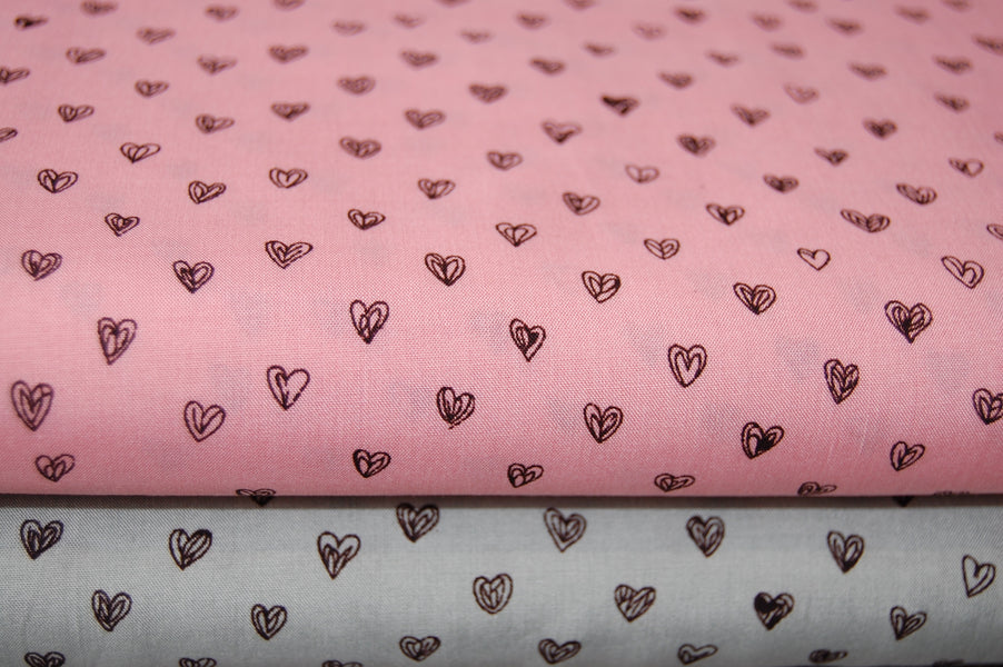 Beautiful Drapey Hearts - Gorgeous Summer Viscose Prints