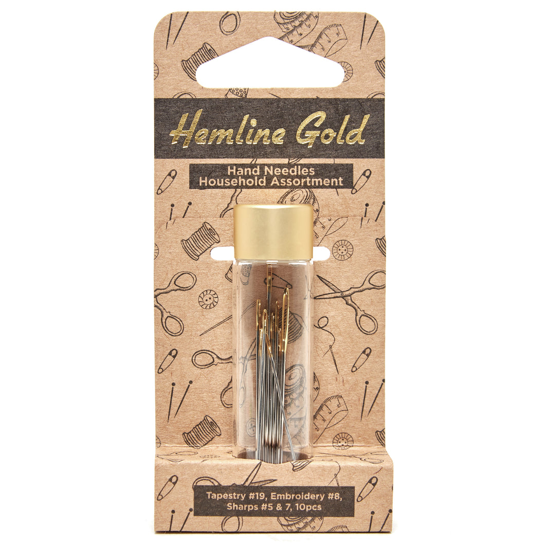 214G_HG. hand sewing needles assorted sizes hemline black and gold haberdashery fabric shack malmesbury  jpg