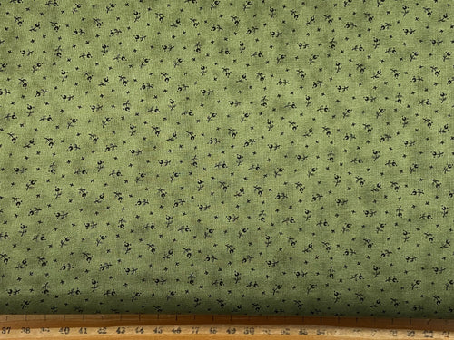3 sisters moda vintage linens favourites favorites meadow green greens flowers floral cream ditsy cotton fabric shack malmesbury 3