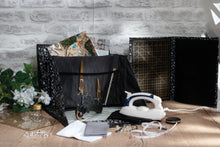 4092_HG hemline gold and black cutting mat medium haberdashery fabric shack malmesbury 