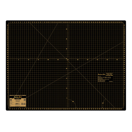 4091_HG. cutting mat large black & Gold haberdashery fabric shack malmesbury jpg