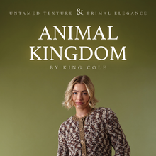King Cole Animal Kingdom Aran Eyelash Wool/Yarn 100g Various Colours