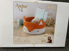 Anchor Crochet wild fox Basket Kit Malmesbury Fabric Shack