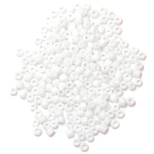 Beads Seed white 8g 160_19 jewellery making fabric shack malmesbury