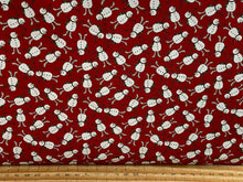 Blizzard sweetwater for moda yarn wool knitting crochet christmas snowmen red fabric shack