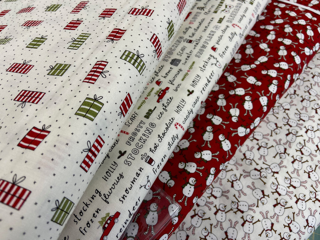 Sweetwater for Moda Blizzard Christmas Presents Cream Cotton Fabric by –  Fabric Shack Malmesbury