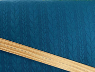 Cable Knit Stretch Fabric Shack Malmesbury Teal