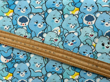 Camelot care bears nursery tv film Fabric shack malmesbury licensed blue multi bears 
