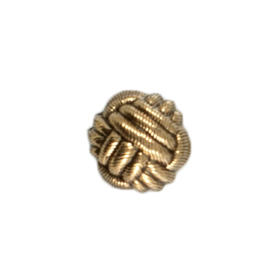 Carded Button Spinner gold 10mm code G Fabric shack Malmesbury B801-01245  