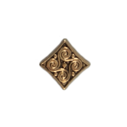 Carded Button Spinner gold 11.5mm code E Fabric shack Malmesbury B801-01244  