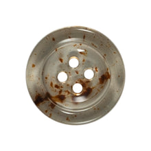 Carded Button Spinner Clear with bronze fleck 23mm code H Fabric shack Malmesbury B801-01345  