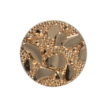Carded Button Spinner irregular stone effect gold 18mm code L Fabric shack Malmesbury B801-01284