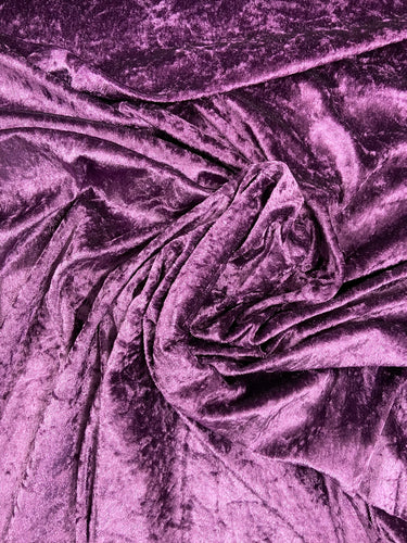 Crushed Velvet Fabric Shack Malmesbury Damson
