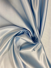 Duchess Satin Dress Making Fabric Shack Malmesbury Pale Blue