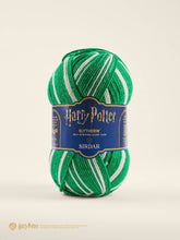 sirdar harry potter scarf yarn slytherin self striping yarn wool green fabric shack malmesbury 4