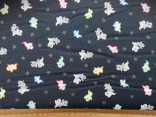 Lewis & and irene castle spooky halloween glow in the dark ghost ghosts black cotton fabric shack malmesbury