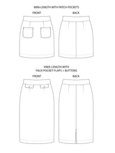 Tilly & The Buttons Ramona Skirt Easy to Follow Dressmaking Sewing Pattern with Variations
