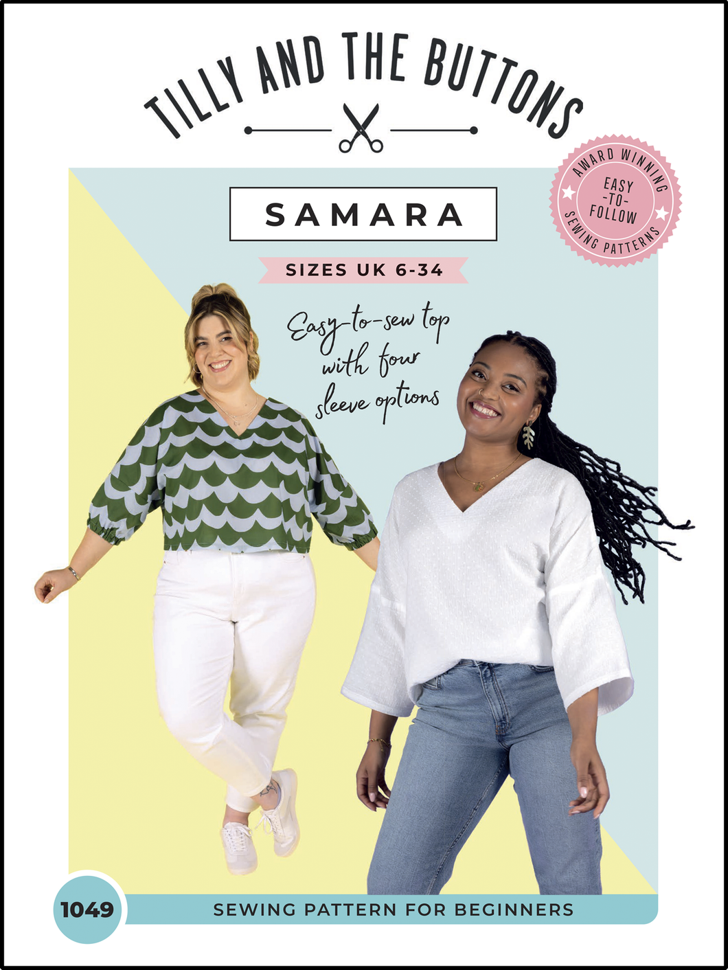 Samara-top-sewing-pattern-cover tilly and the buttons fabric shack malmesbury