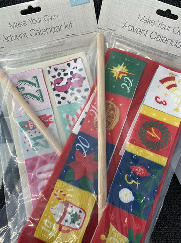 Trimits Advent Calendar Kit Panel Pinks brights fabric shack malmesbury