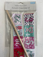 Trimits Advent Calendar Kit Panel Pinks brights fabric shack malmesbury
