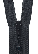 YKK Closed Zip black 22 inch 56cm fabric shack malmebury