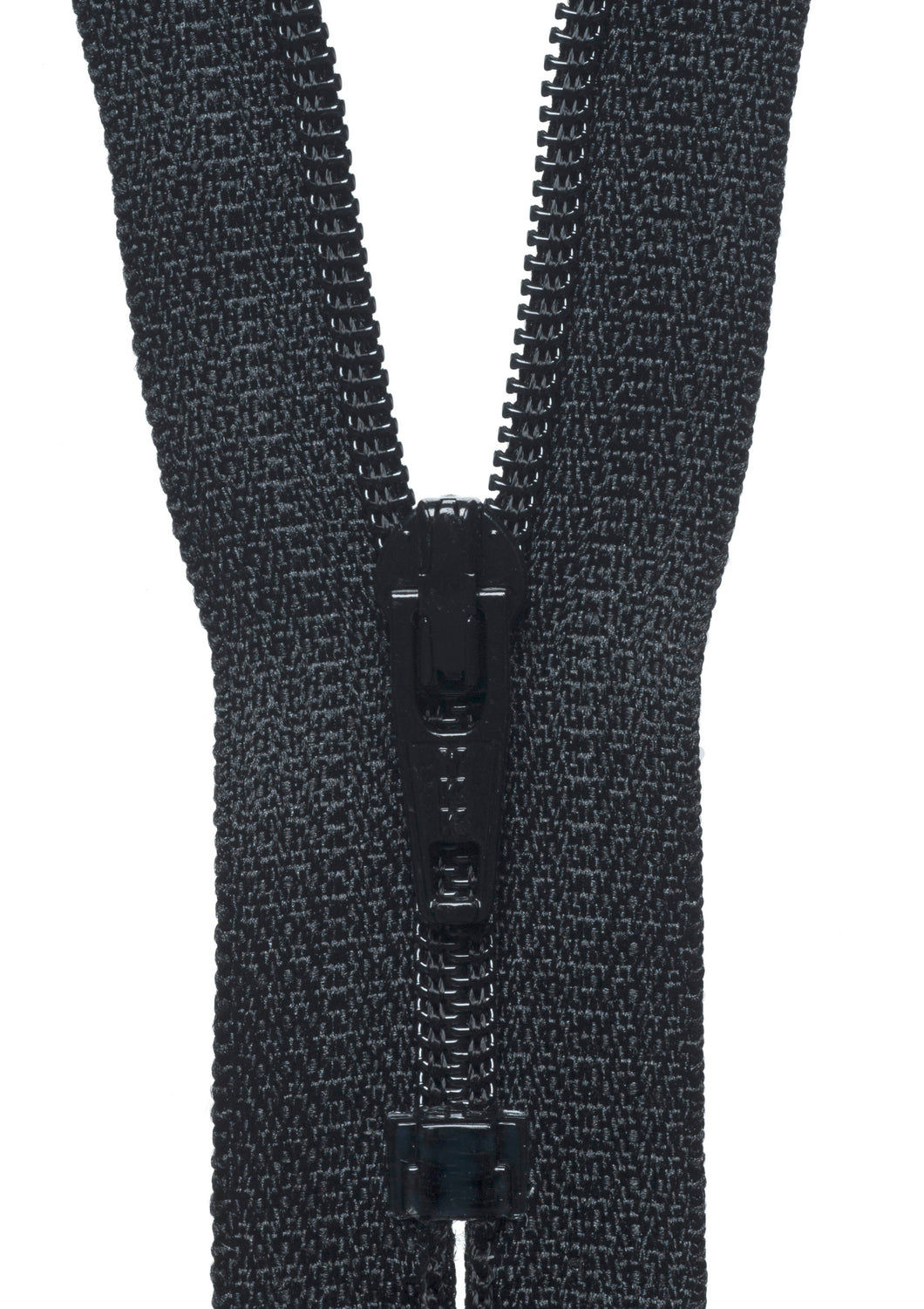 YKK Closed Zip black 22 inch 56cm fabric shack malmebury