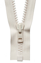 YKK vislon heavy duty open zip heavyweight 66cm 26 inch light ecru 801 fabric shack malmesbury Y866_801