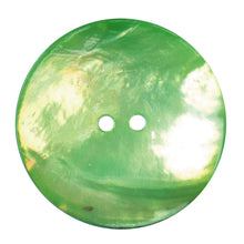 abc shell button buttons 34mm 2 two hole fabric shack malmesbury lime green 2B_2132