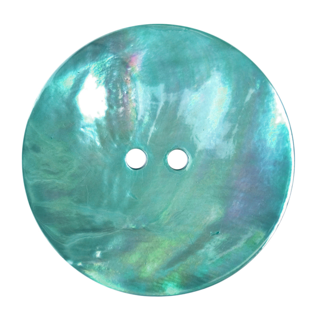 abc shell button buttons 34mm 2 two hole fabric shack malmesbury turquoise blue 2B_2131