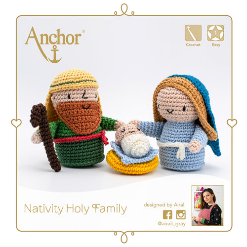 Anchor Crochet Kit - Reindeer and Teddy Christmas Kit