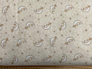 anita jeram clothworks guess how much I love you brushed cotton flannel cream moon hare rabbit bunnie moon fabric shack malmesbury