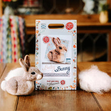 baby bunny needle felting kit the crafty kit company fabric shack malmesbury box pic