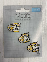 badge motif patch iron on sew on cats fabric shack malmesbury