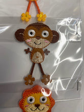 badge motif patch iron on sew on dangly leg monkey fabric shack malmesbury