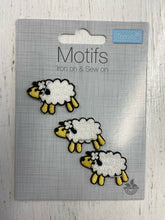 badge motif patch iron on sew on sheep fabric shack malmesbury