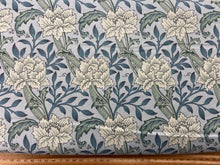 barbara blackman william morris manor floral flowers cotton fabric shack malmesbury compton hammersmith larkspur 9113